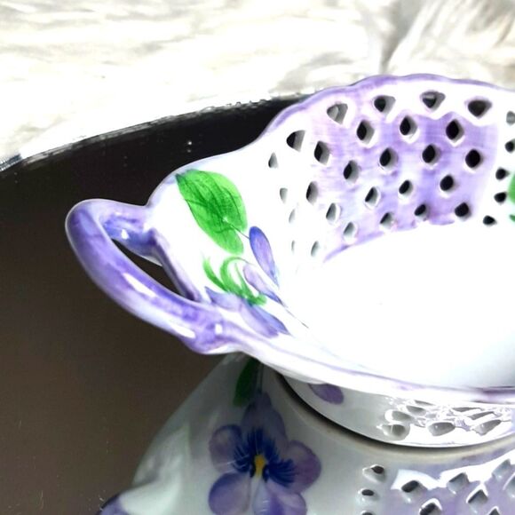 ADREA SADEK Purple Painted PainseyTray 7.5 L 4W - Picture 6 of 8